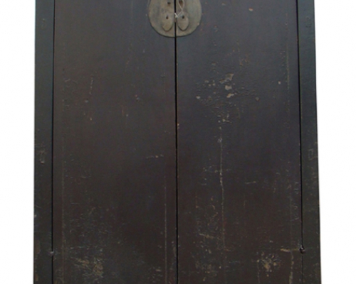 黑漆大柜|fabric-wrapped big cabinet