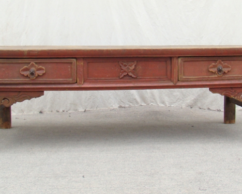 二抽炕桌|chinese antique table