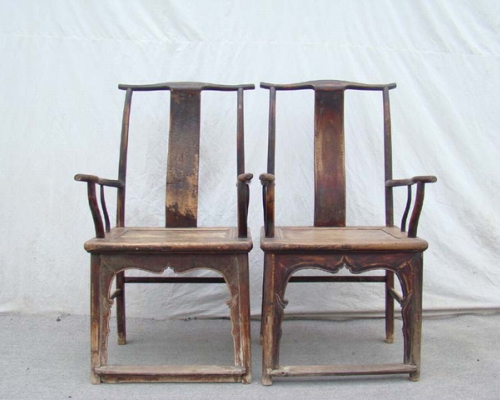 四出头官帽椅|Armchair with four protruding ends