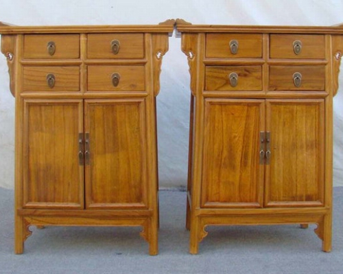 四抽二门翘头柜|cabinet