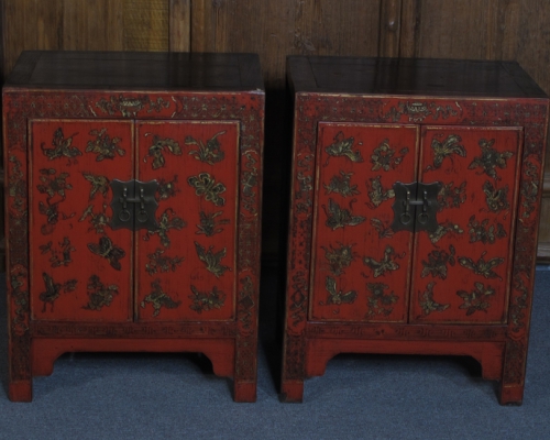 红描金小柜工厂|Red &gilt small cabinet