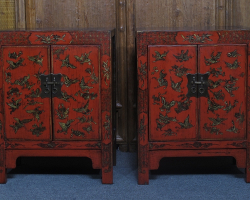 红描金小柜工厂|Red &gilt small cabinet