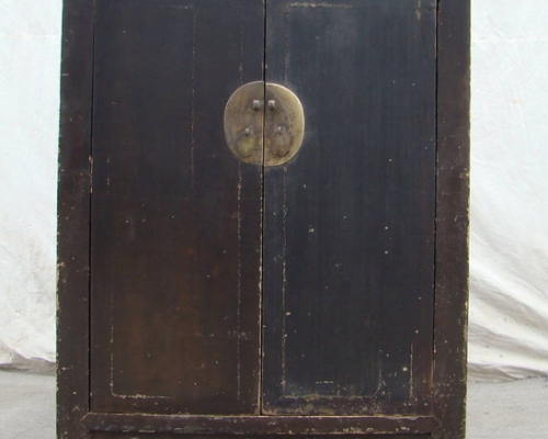 黑漆二门中柜工厂|Medium cabinet