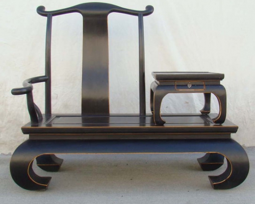 黑漆电话椅|chair