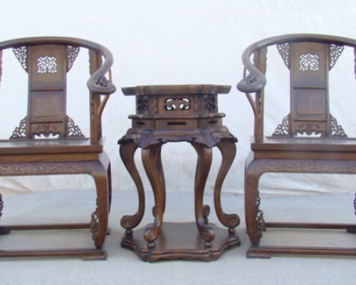 圈椅带几|Round-backed armchair