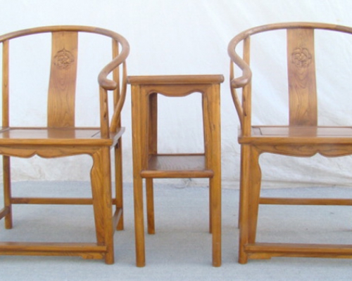 圈椅带几|Round-backed armchair