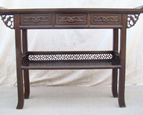三抽条桌|table