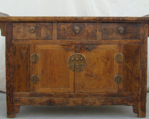 三抽二门翘头柜|cabinet