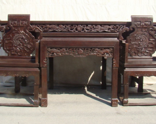 中堂|reproduction table&chair