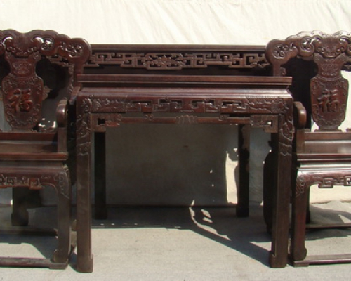 中堂|reproduction table&chair