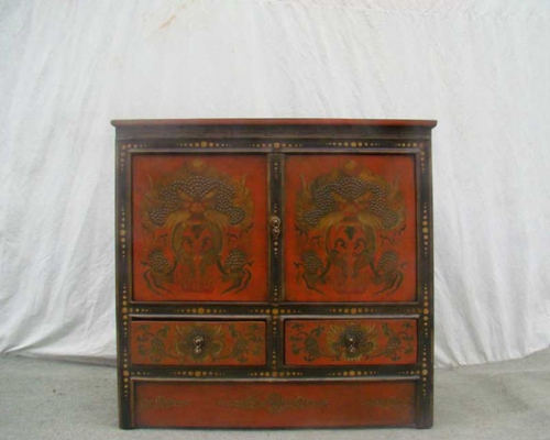 二抽藏柜|Tibet cabinet with 2 drawers