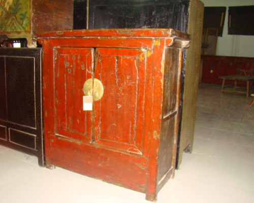 红漆柜|red lacquer cabinet