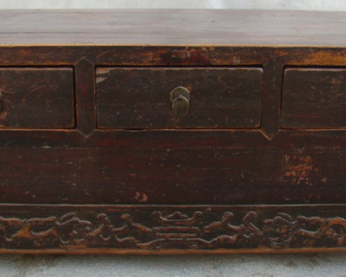 老家具三抽桌|antique table