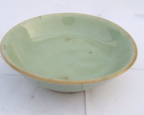 绿碟子|antique tray