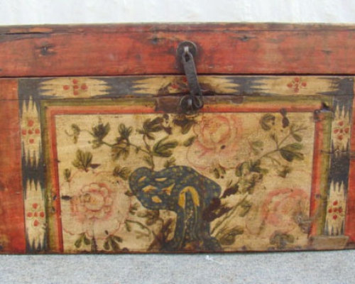 五彩箱|painted trunk