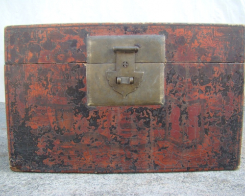 红描金盒|gilt box
