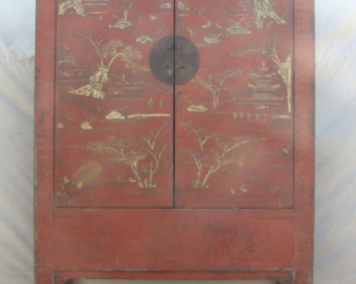 红描金大柜
