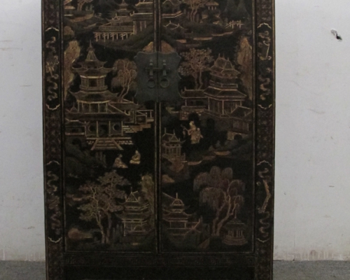 黑描金中柜工厂