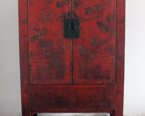 红描金大柜