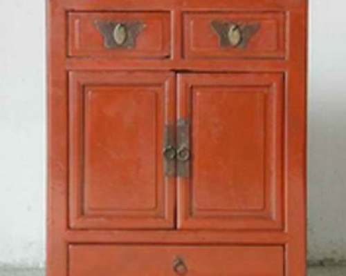 红三抽二门柜|cabinet