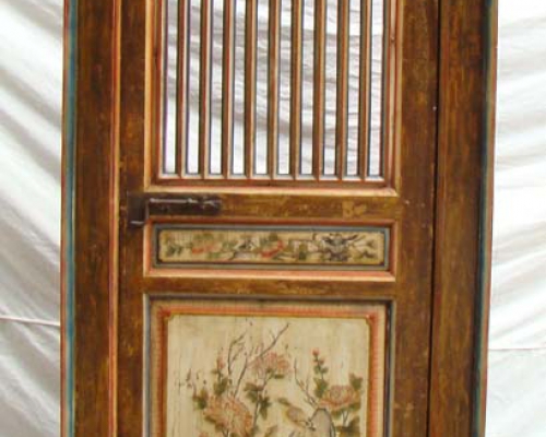 描彩门带框|Chinese antique funiture