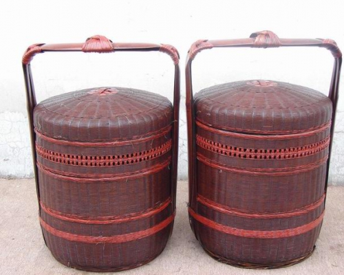 竹提篮|Bamboo hand basket