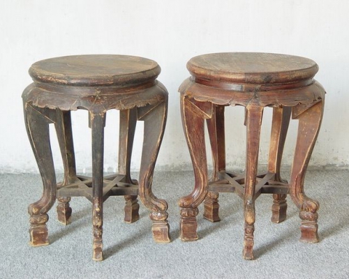 五足圆凳|stool