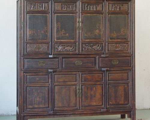 三抽四门大柜|Big cabinet w/ 4 doors & 3 drawers