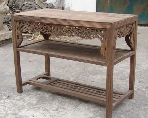 雕花半桌工厂|carving table