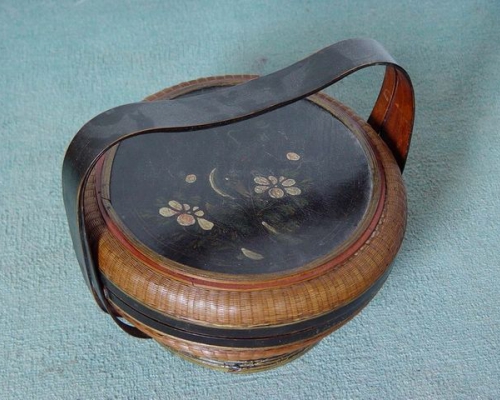 竹丝提篮|Bamboo hand basket