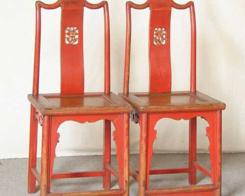 红靠背椅|Backside chairs