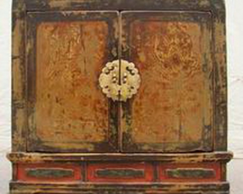 描金书箱|dold gilt trunk