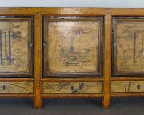 描彩柜|painted cabinet