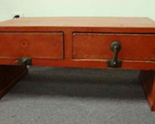 二抽炕桌|Wide kang table with two drawers