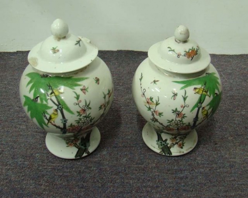 五彩瓷罐|Chinese antique funiture
