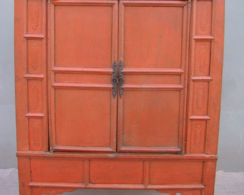 红漆佛柜工厂|Red-lacquered Buddism cabinet