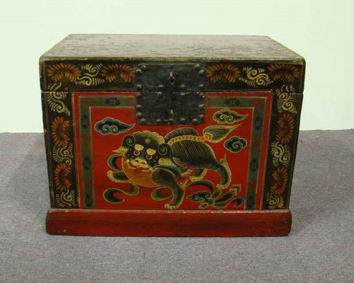 描彩箱|painted trunk