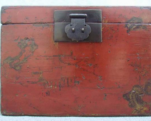 描金箱|gold gilt trunk