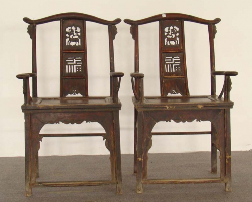 四出头官帽椅|Armchair with four protruding ends