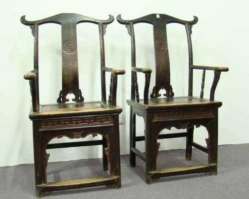 四出头官帽椅|Armchair with four protruding ends