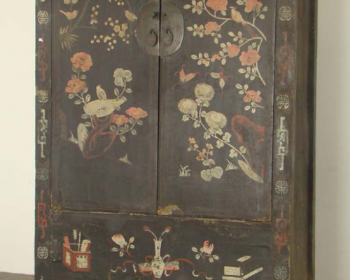 黑五彩大柜工厂|Black multicolored big cabinet