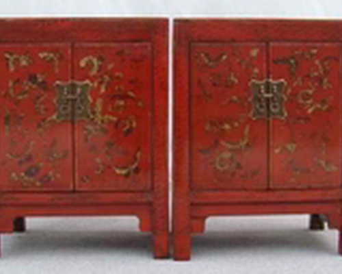 红描金小柜工厂|Red &gilt small cabinet
