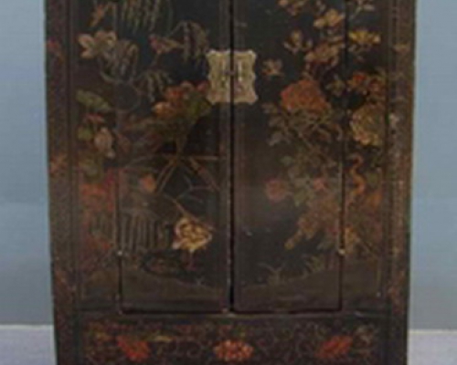黑五彩大柜工厂|Black multicolored big cabinet