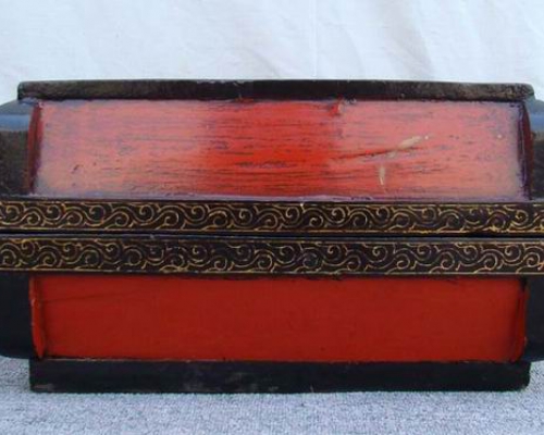 描金方盒|gold gilt box
