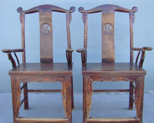 四出头官帽椅|Armchair with four protruding ends