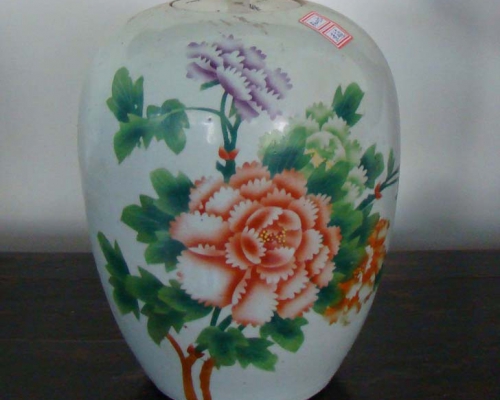五彩瓷罐工厂|pottery