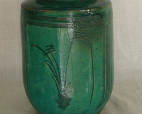 绿陶罐|Green pottery jar