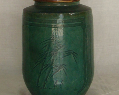 绿陶罐|Green pottery jar