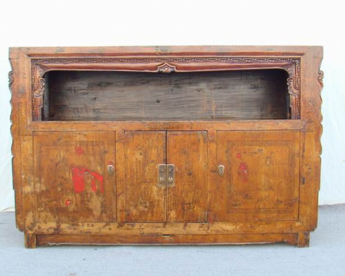 描彩四门柜|Multicolored big cabinet