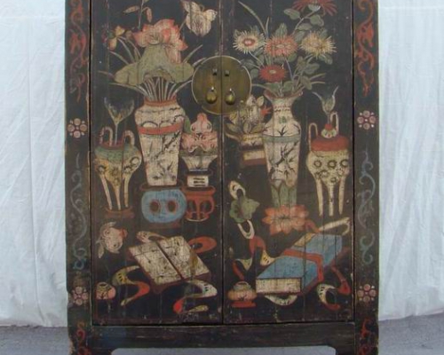 描彩大柜工厂|painted chest